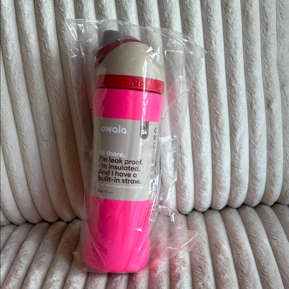 Neon pink owala (BRAND NEW)